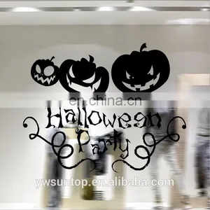 Halloween Theme Pumpkin Evil Window/Wall Sticker Halloween Decoration Home Decoration thumbnail-1