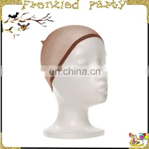 Beige and Black Snood Elastic Nylon Nylon Wig Caps FGWA-1007 thumbnail-2
