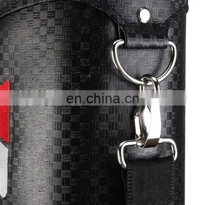 Leather GOLF Club Carrier Case Travel Sunday Bag thumbnail-5