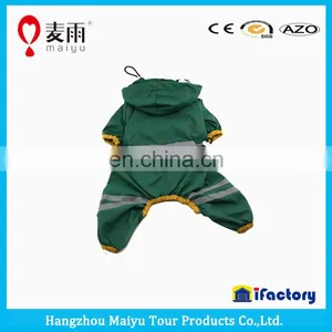 Pet Clothes Dog Raincoat With Refective Stripes thumbnail-4
