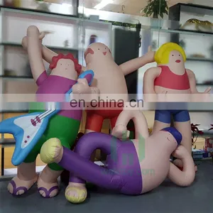 HI CE Nylon Giant Family Inflatable Cartoon Character for Kids or Advertising thumbnail-2