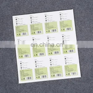 Factory Manufacture Customized Self Adhesive Sticker for Food/ Beverage,colorful Piece Label Printing thumbnail-1