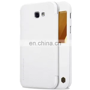 Nillkin Qin Series With Caller ID Window PU Leather + Hard PC Case for Samsung Galaxy A7 thumbnail-1