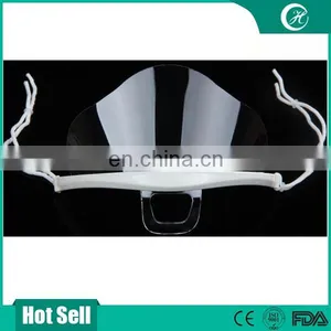 Clear Plastic Face Mask Transparent for Food Service thumbnail-1