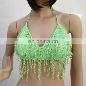 Tribal Belly Dance Bra Tops Belly Dance Tops S-3056# thumbnail-1