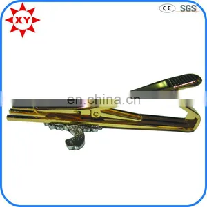 Cheap Custom Brass Tie Clip With Engraved Logo thumbnail-6