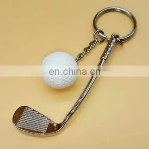 Newest Popular Sports Goods Keychain Candy Color Golf Ball Keychain thumbnail-5