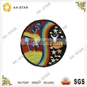Plants and Galaxy Pattern Custom Embroidery Badge for Clothing thumbnail-1