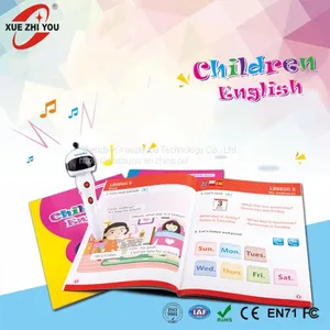 Arabic English French Language Learning Talking Reading Pen Audio Books for Kids thumbnail-1