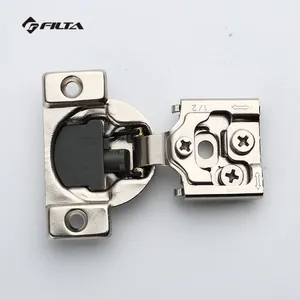 Filta Furniture Hardware American Type 1/2 Overlay Iron Cabinet Hinge thumbnail-1