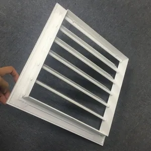 Hvac Duct Return Air Vent Shutter Aluminum Shutters Gravity Louver thumbnail-5