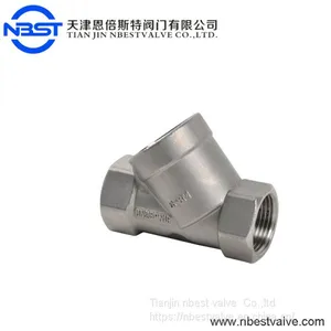 Water Y Type Filter Female Thread Stainless Steel Strainer Valve thumbnail-3