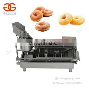 Commercial Baked Sweet Buns Making Equipment Doughnut Cutter Donut Gas Fryer Machinery Cake Machine thumbnail-1