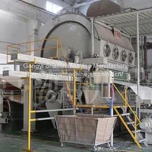 Mini Tissue Paper Processing Equipment 1092mm Toilet Paper Making Machine for Sale thumbnail-5