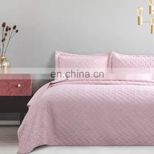 American Style 3 Pcs 200TC Woven Air Conditioner 100% Polyester Adult Bedspread Set Quilt thumbnail-6
