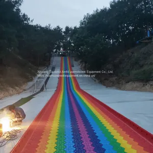 High Quality Rainbow Dry Snow Slide Amusement Park Rides For Amument Park On Sale thumbnail-2
