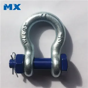 US Type Shackle G209 G210 G2130 G2150 Bow Shackle D Shackle thumbnail-1