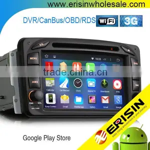 Erisin ES2507B 7" Auto Radio 2 Din Car DVD GPS Navigation for Mercedes W209 thumbnail-1