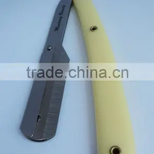 New Barber Salon Straight Razor - Metal Stainless Steel Razor - Plastic Handle Barber Razor thumbnail-1