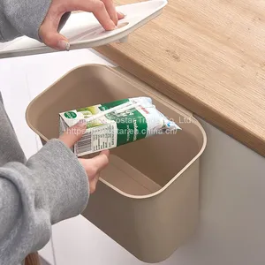 Cabinet Basket Wastebaskets, Multifuctional Hanging Trash Can Waste Bins Garbage Containers thumbnail-2