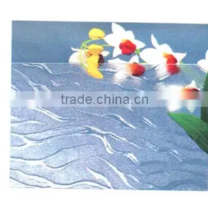 3.5/4/5/5.5mm CE & ISO9001 Accredited Clear Flora Figured Glass thumbnail-1
