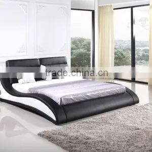 European Style S Shape With Speaker PU Leather Furniture Hotel thumbnail-1
