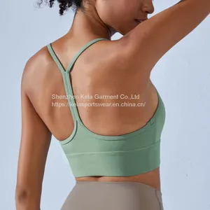 Factory Hot Sale Sportswear Running Fitness Wear Top High Quality Active Wear Yoga Sports Bra thumbnail-3