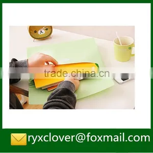 School Stationery A4 Size PP Plastic Document Bag With Magic Tape Closure thumbnail-4