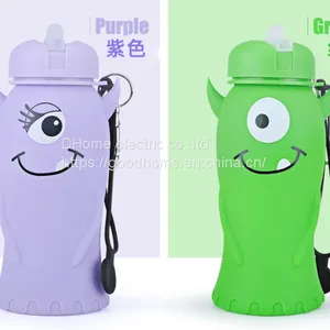 Sports Water Cup Student Portable Summer Silicone Leak Proof Water Bottle Children's Water Bottle Cup（Wechat:13510231336） thumbnail-1