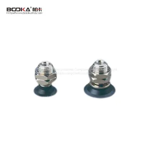 NBR Black Vaccum Suction Cup Vacuum Sucker Vacuum Fitting Cessories With Connector thumbnail-1