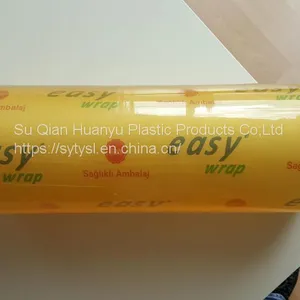 Lebensmittelgeeignete PVC-Umhüllungsfolie mit hoher Transparenz, reißfest und haftend, Rolle für die Backwarenverpackung thumbnail-2