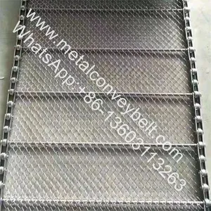 Stainless Steel 304 316 310 Chain Driven Wire Mesh Belt for Meat Biscuit Food Industry thumbnail-1