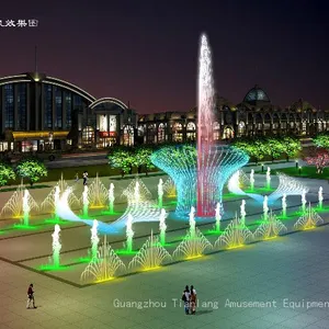 Music Fountain Outdoor Courtyard Full Set of Equipment Wave Light Spray Spring Water View Stainless Steel Fountain Small Pool Fountain thumbnail-3
