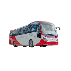 New 50 Seater Diesel Travel Automatic Luxury Buses 12M 60 Seats Guangtong Rhd Manual Tour Coach Bus Customized Seats Layout thumbnail-1