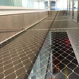 Stainless Steel Rope Mesh Compatible With Aluminum, Steel, or Timber Frames for Easy Installation thumbnail-3