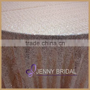 SQN64B1 Rose Gold Sequin Tablecloth,table Decorations for Wedding Gold Quality Choice thumbnail-1