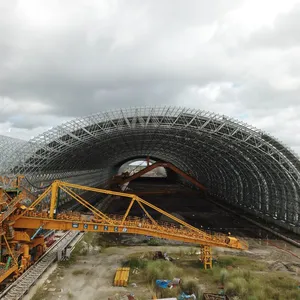 Steel Space Frame Coal Storages Steel Structure Cost - Effective and Large - Span Coal Sheds. thumbnail-3