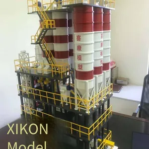 Customized Sand Table Models for Mixing Stations, Customized Industrial Mechanical Models, Customized Sand Tables thumbnail-3