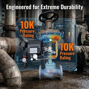 Heavy Duty JIS Air Flow Valve With Integrated Pressure Gauge for Manufacturing Plants thumbnail-4