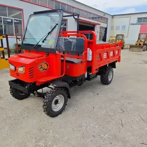 4-Wheel Self-Dumping Transport Vehicle, All-Terrain Farm Cart for Mountain Climbing & Cargo Hauling thumbnail-1