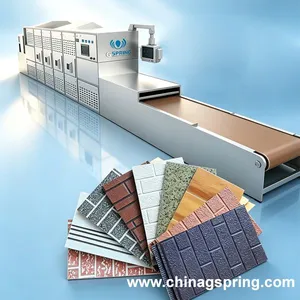 SUS304 Industrial Microwave Dryer for Insulation Board Drying | Continuous Microwave Drying Equipment for Industrial Factory thumbnail-1