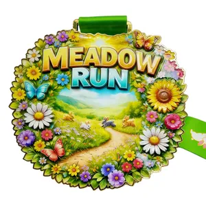 Custom City Landmark Family Run Medal For Dragon Boat Online Event Metal Souvenir Medal thumbnail-2