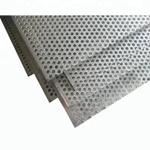 Stainless Steel Wire SS 304 Perforated Mesh Screen Plate With Round Holes Corrosion Resistant Silver 0.8-100mm Aperture thumbnail-1
