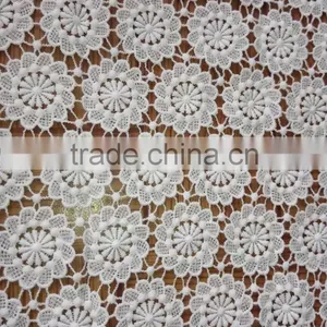 2016 Embroidery Lace Fabric Milk Silk Water Soluble Full Lace for Garment Accessory thumbnail-5