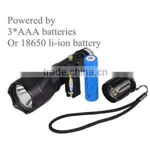Waterproof Scuba Diving Light 3W LED Diving Flashlight With Button Switch YT-70 thumbnail-5