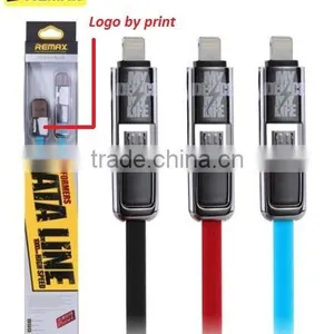 2015 Hottest Remax High Quality Mobile Phone Use 2 in 1 USB Cable and Fast Charger Cable for Apple/Micro thumbnail-5