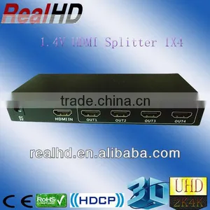 3D-Support 1x4 Hdmi Splitter 1.4 With Mirror thumbnail-1