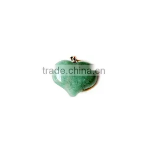 Pendant, PTP-A159 Natural Precious Gem Stone Heart Pendant Necklace, Fashion Pendant Jewelry Wholesale thumbnail-2