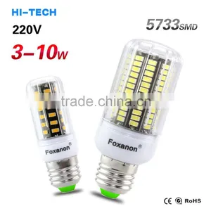 E27 Led Lamp 220V Led Bulb Lampada Led Corn Light 5733 Chip 30Led 42Led 64Led 80Led 108Led 136Leds Light Brighter Than 5730 SMD thumbnail-1