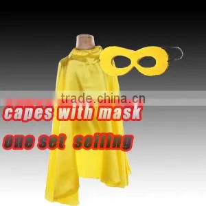 2016 Fashion Light Pink Kis Cloak With Mask,party Girls Colorful Capes One Layer,costume Capes Masks thumbnail-6